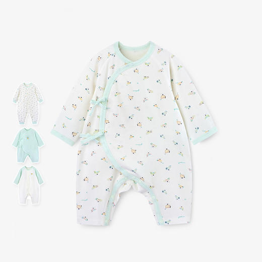 英氏婴儿连体衣宝宝爬服哈衣2021新款YLHAJ01004A01 01003 01005 商品图1