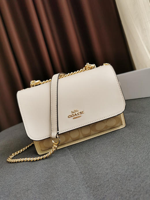 Coach Klare风琴包-白色 商品图0
