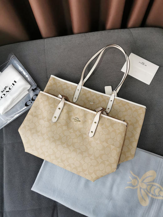 coach老花托特包/白色老花 商品图1