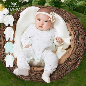 英氏婴儿连体衣宝宝爬服哈衣2021新款YLHAJ01004A01 01003 01005