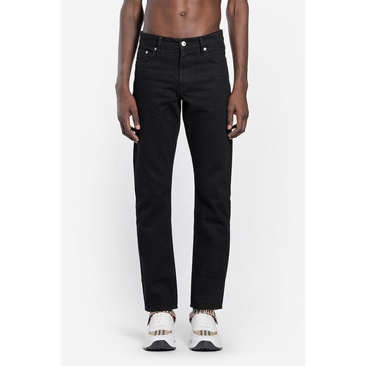 BURBERRY 巴宝莉 男士直筒版型日本牛仔裤 黑色 8022607 A1189 商品图0