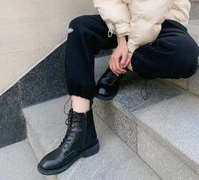 【百图lulu好物】侧边拉链版，头层牛皮马丁靴，给你征战世界的勇气，耐磨，透气，欧阳娜娜很爱