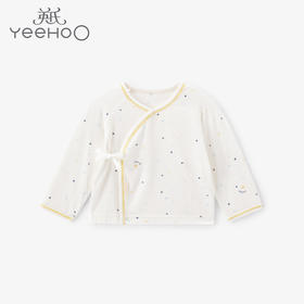 英氏新生婴儿连体哈衣宝宝纯棉系带和蛤2021春新款YLEAJ01001A01