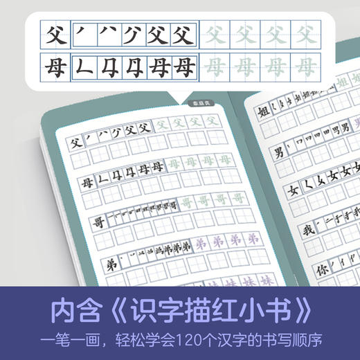 【240张卡片】识字对对碰 幼儿童宝宝看图识字卡片 学龄前儿童书籍3-6岁 幼小衔接教材一年级基础认字启蒙早教神器识字大王 商品图4