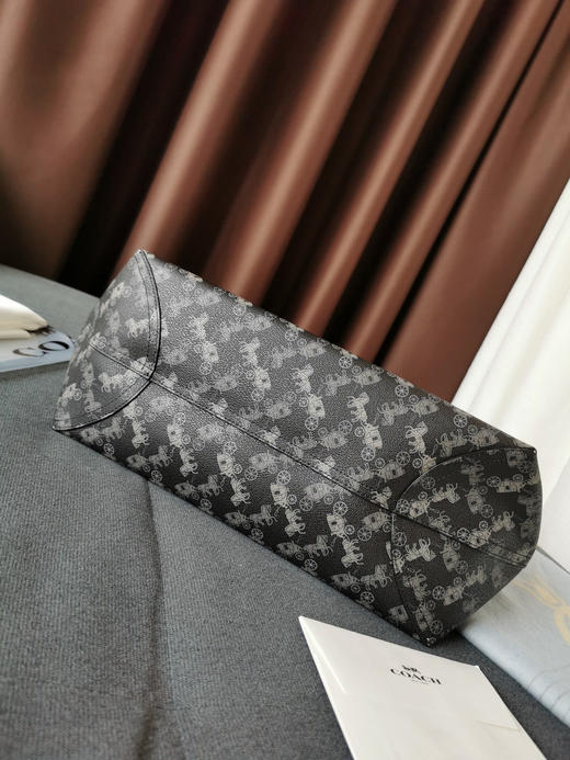 coach tote马车黑色托特包 商品图4