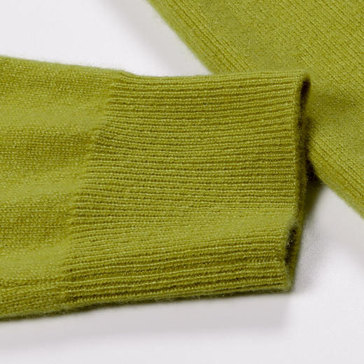 羊绒世家早春新品女士V领100%山羊绒衫内搭保暖针织套头毛衣 商品图9