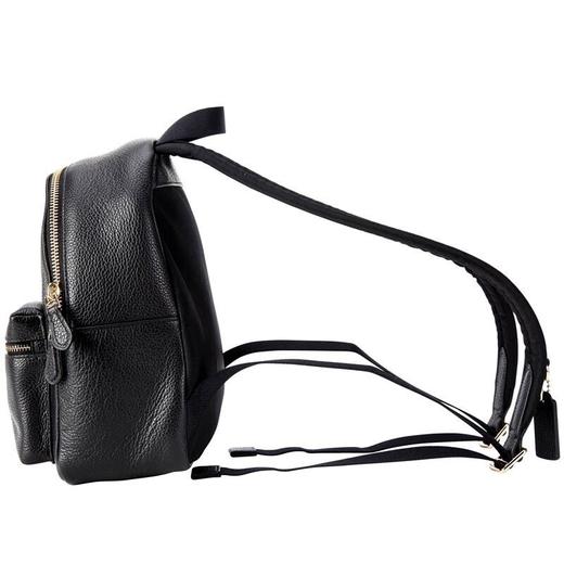 COACH 蔻驰 女士 黑色 皮质小号 双肩包 背包 F38263 IMBLK 商品图1