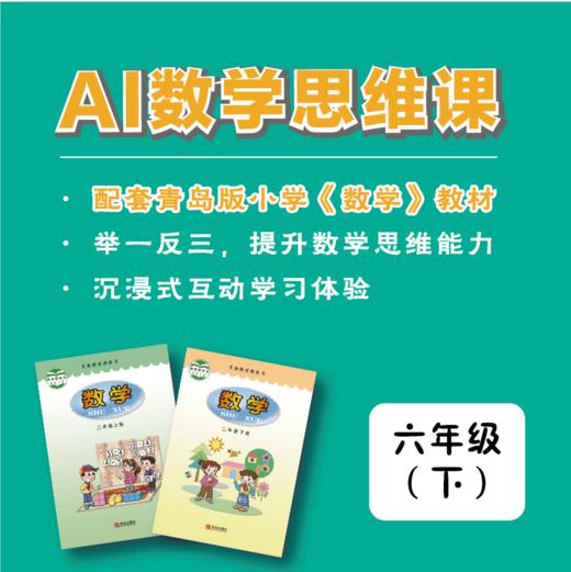 【六年级·下】青版数学思维课（购买须知：不支持退换货） 商品图0