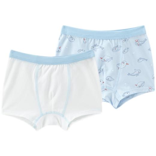 英氏男童女童内裤舒麻四角裤透气平角裤2件装YLSDJ01005A01 01006 商品图4