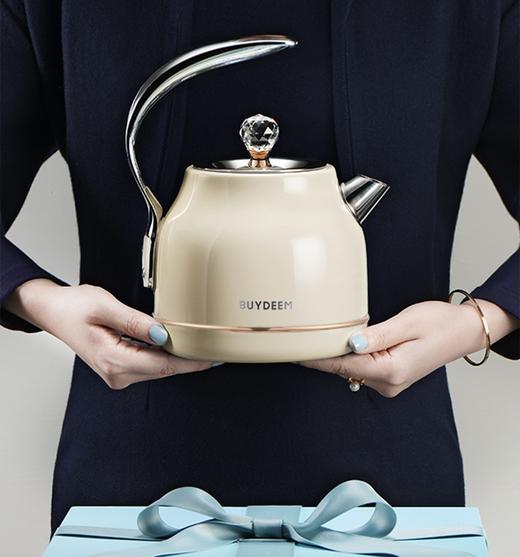 Buydeem/北鼎 K208 进口不锈钢自动断电智能电热水壶礼盒装 商品图1