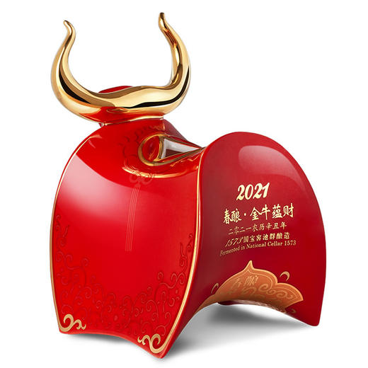 【泸州老窖官方形象店】55度 国窖1573春酿酒金牛蕴财 1L 商品图6