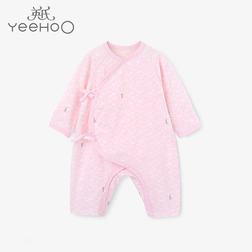 英氏婴儿连体衣春夏新款女宝莫代尔凉感舒适爬服YLHAJ11006A01 YLHBJ21001A01 商品图0
