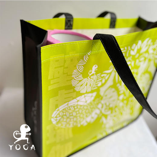 （现货秒发）壁虎瑜伽超大容量【旺气吉牛包】超大容量无纺布单肩包 商品图4