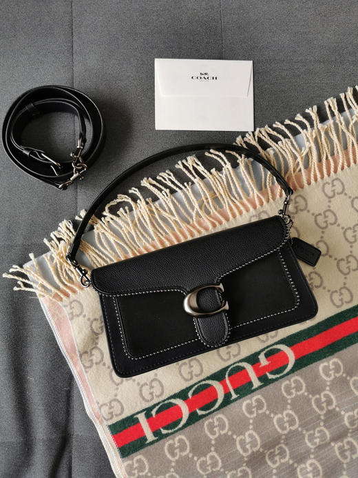 coach tabby蔻驰珠链酒神包-黑色 商品图0