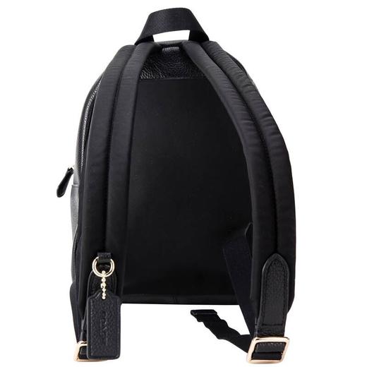 COACH 蔻驰 女士 黑色 皮质小号 双肩包 背包 F38263 IMBLK 商品图3