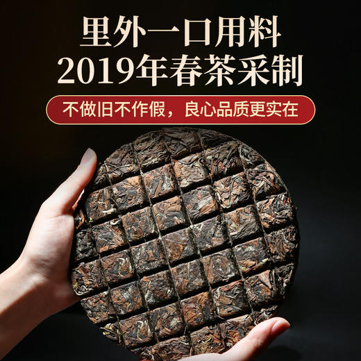 传奇会茶叶 福鼎白茶寿眉老白茶10饼装共2500g（250g*10） 2019年老寿眉正宗福建白茶10饼装 商品图2