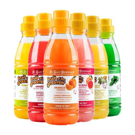 ISB伊珊娜意大利进口水果spa系列宠物浴液狗狗猫咪沐浴露除臭香波护毛素 商品图0