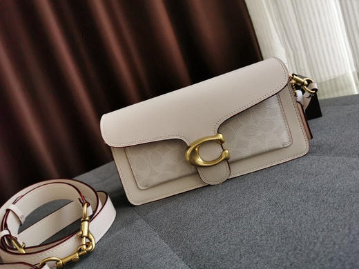 coach tabby蔻驰酒神包-白色老花 商品图3