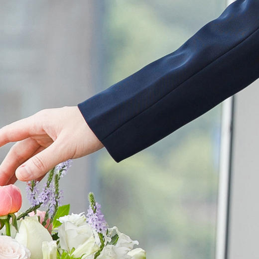 【上衣+裤子】罗蒙西服套装女春夏商务通勤修身显瘦一粒扣白领职业装 商品图11