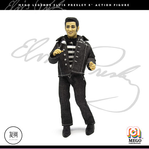 现货 Mego 猫王 Elvis 埃尔维斯 普雷斯利 8英寸 挂卡 商品图1