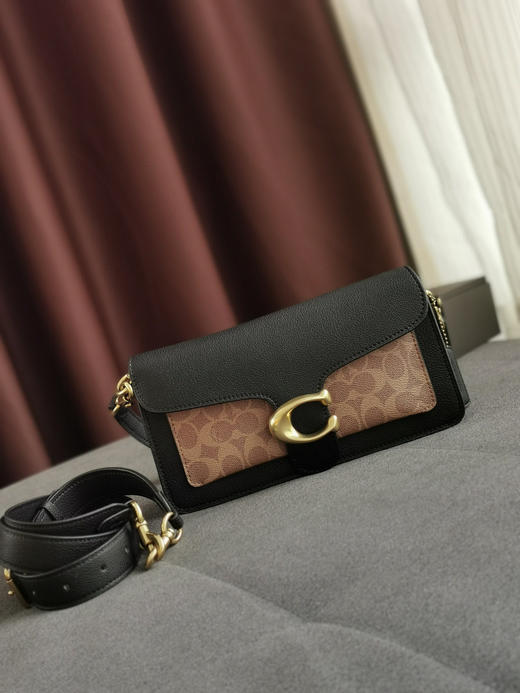 coach tabby蔻驰酒神包-黑色老花 商品图3