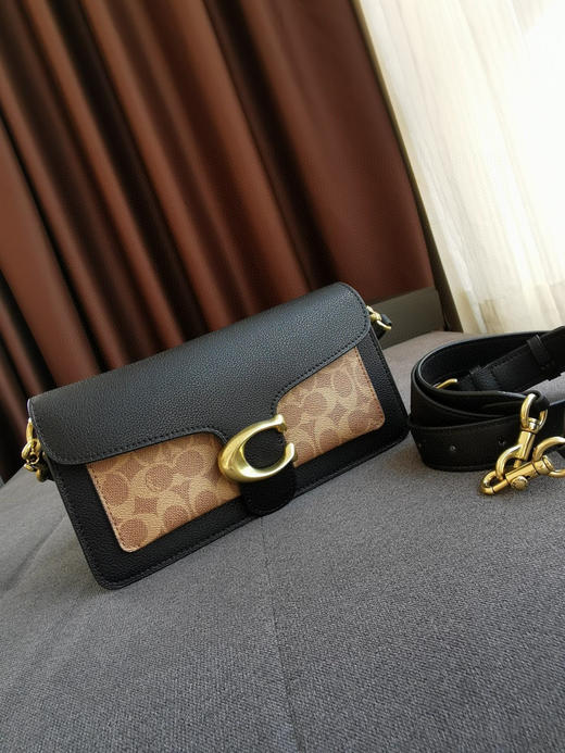 coach tabby蔻驰酒神包-黑色老花 商品图4