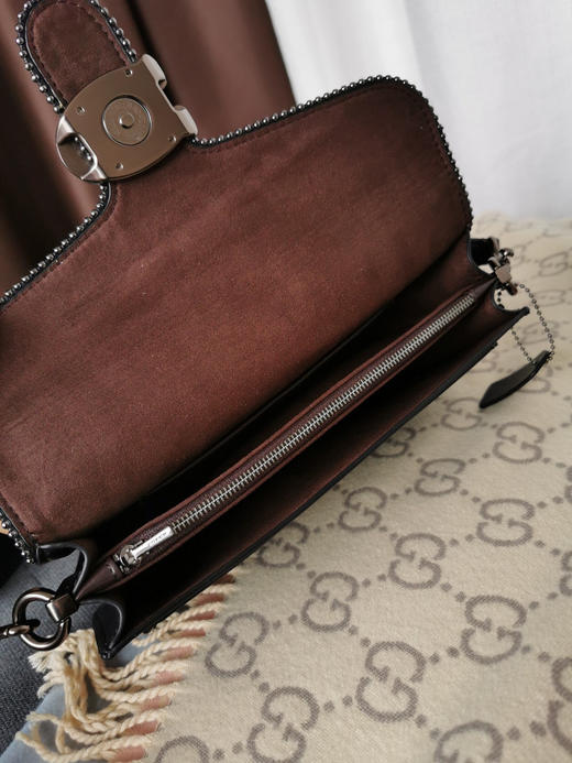 coach tabby蔻驰珠链酒神包-黑色 商品图8