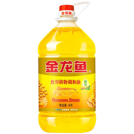 金龙鱼花生浓香型食用调和油4L 商品图0
