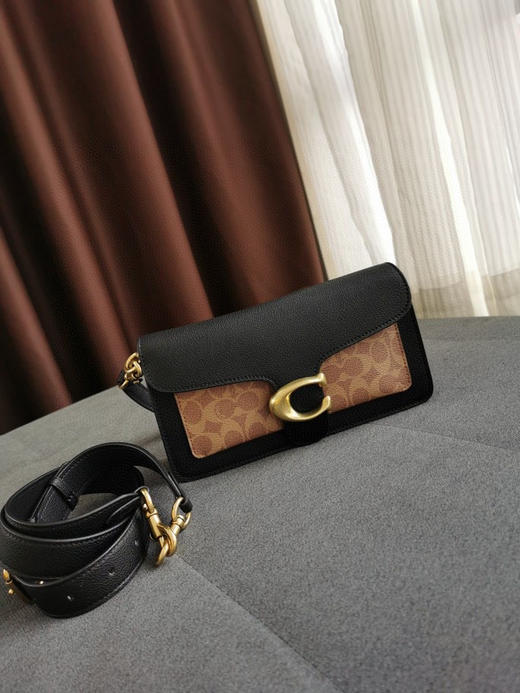 coach tabby蔻驰酒神包-黑色老花 商品图1
