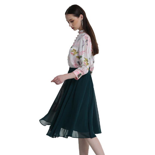 2B5981--、十样锦、祖母绿半裙（尺寸图不全）--秣驷芝田--《洛神赋》 商品图4