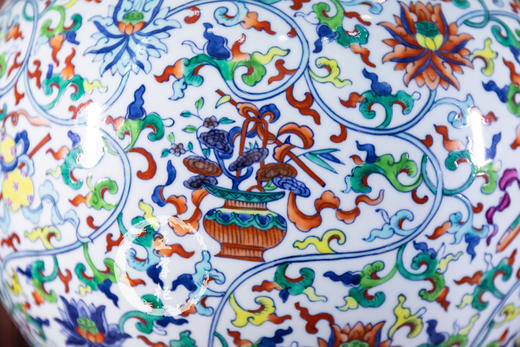 占剑文：青花斗彩暗八仙天球 商品图6