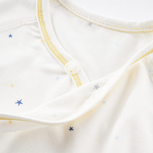 英氏新生婴儿连体哈衣宝宝纯棉系带和蛤2021春新款YLEAJ01001A01 商品图1