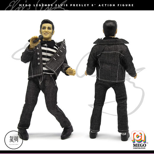 现货 Mego 猫王 Elvis 埃尔维斯 普雷斯利 8英寸 挂卡 商品图2