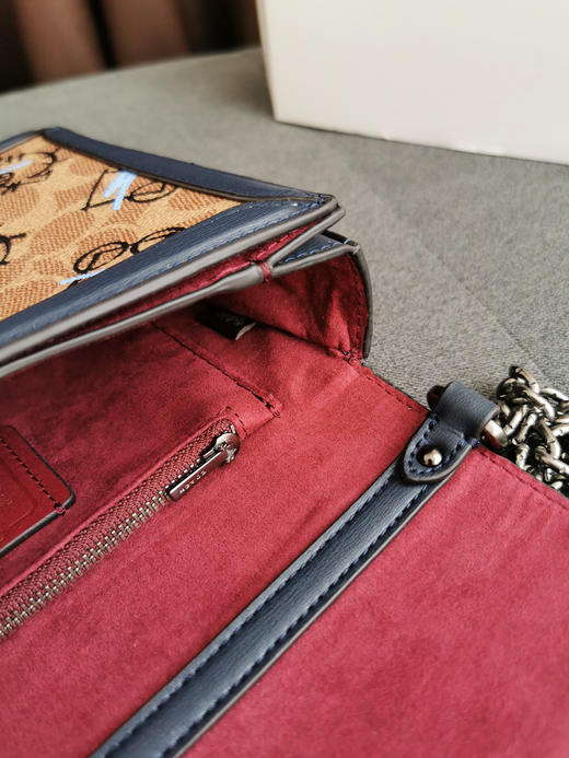 蔻驰涂鸦哈顿包-蓝色 商品图6