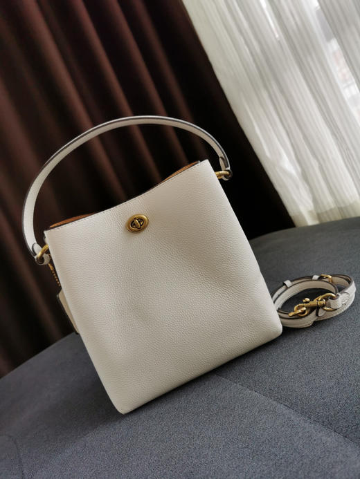 小号coach查理荔枝纹水桶包3色 商品图1