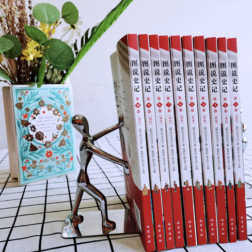 【6-15岁】《图说史记》全10册 | 中小学生课外阅读书籍 赠史记墙书 写给孩子的白  话史记彩图版 商品图9