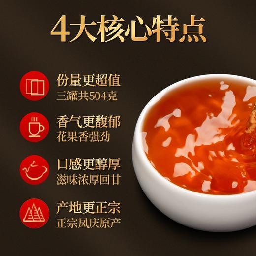 传奇会茶叶 滇红茶浓香型 云南凤庆红茶罐装礼盒装504g 商品图1
