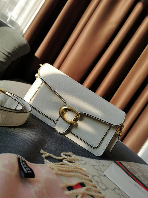 coach tabby蔻驰珠链酒神包-白色 商品图2