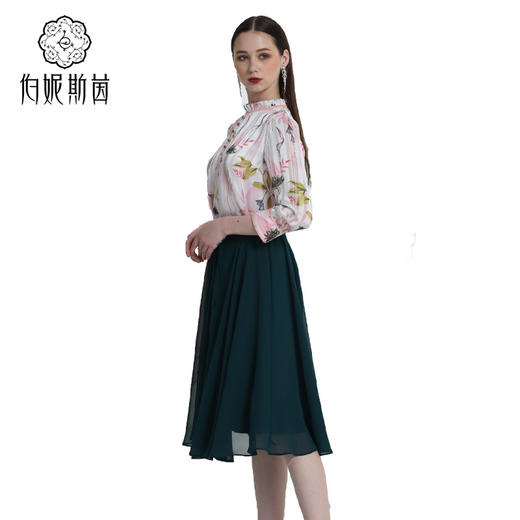 2B5981--、十样锦、祖母绿半裙（尺寸图不全）--秣驷芝田--《洛神赋》 商品图2