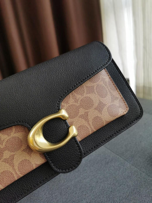 coach tabby蔻驰酒神包-黑色老花 商品图2