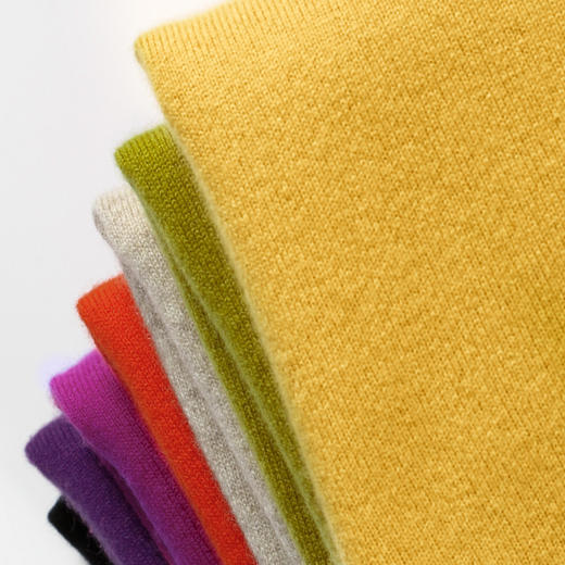 羊绒世家早春新品女士V领100%山羊绒衫内搭保暖针织套头毛衣 商品图8