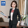 【上衣+裤子】罗蒙西服套装女春夏商务通勤修身显瘦一粒扣白领职业装 商品缩略图4
