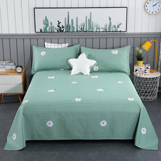 【山东老粗布床单】单件单人双人被单帆布麻布三件套秋冬加厚床上用品居家布艺 商品图7