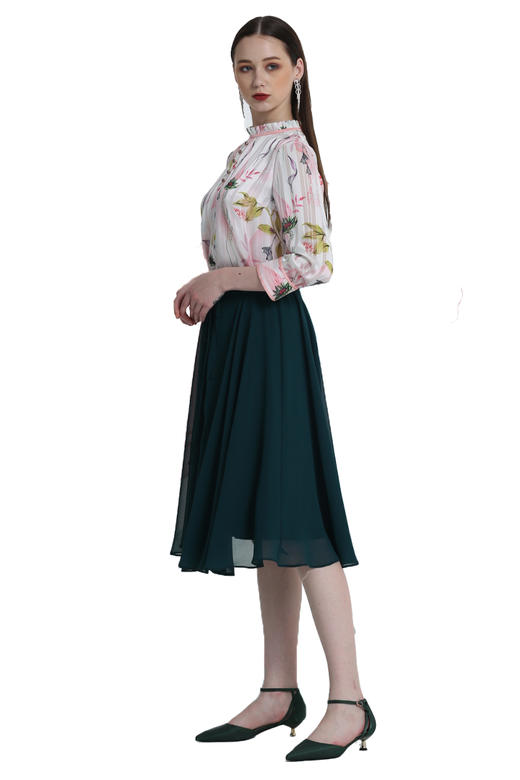 2B5981--、十样锦、祖母绿半裙（尺寸图不全）--秣驷芝田--《洛神赋》 商品图1