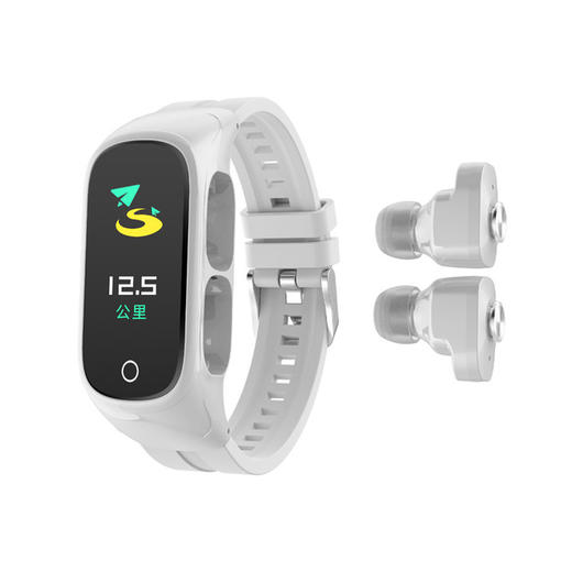 。【智能手表】N8蓝牙耳机智能手环手表TWS音乐播放心率监测运动手表 商品图4