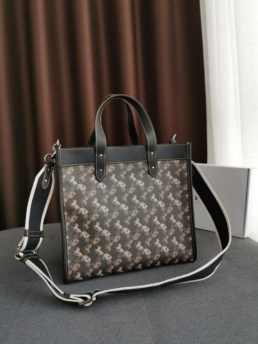 蔻驰马车竖版托特高度30cm 商品图0