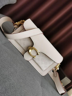 coach tabby蔻驰酒神包-白色老花