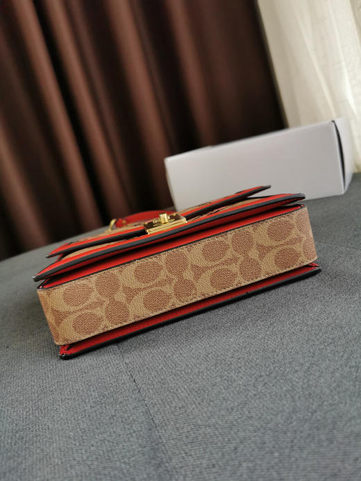 蔻驰涂鸦哈顿包-红色 商品图4