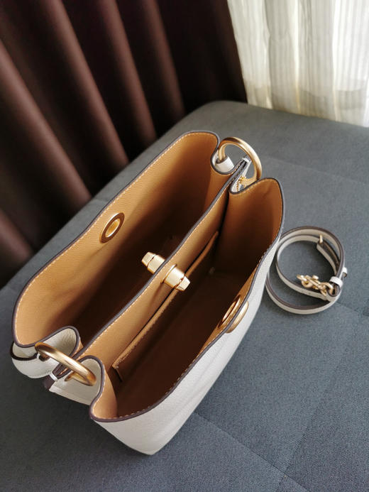 大号coach查理荔枝纹水桶包3色 商品图5