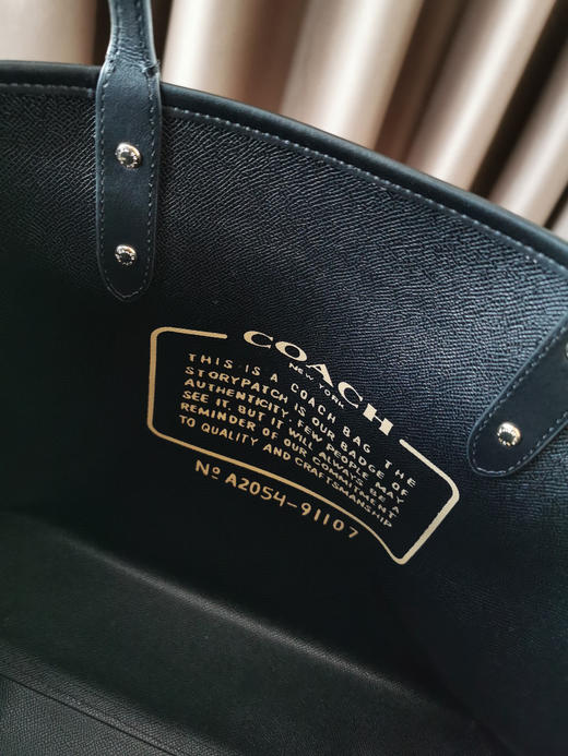 coach tote马车黑色托特包 商品图6